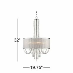 Ellisia 19 3/4" Wide Crystal Chandelier 15 Ellisia 19 3/4" Wide Crystal Chandelier -Lighting Sales Shop ellisia 19 and three quarter inch wide crystal chandelier 4j443views4