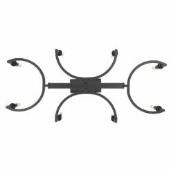 Golden Lighting Ellyn 35 1/4"W Matte Black 8-Light Linear Island Pendant -Lighting Sales Shop ellyn 35 and one quarter inchw matte black 8 light linear island pendant 047c2views2