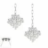 Essa 8" Wide Chrome 2-Light Swag Chandelier -Lighting Sales Shop essa 8 inch wide chrome 2 light swag chandelier 30m90