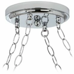 Essa 8" Wide Chrome 4-Light Swag Chandelier -Lighting Sales Shop essa 8 inch wide chrome 4 light swag chandelier 30n28views1