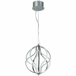 ET2 Aura 12" Wide Polished Chrome LED Mini Pendant 9 ET2 Aura 12" Wide Polished Chrome LED Mini Pendant -Lighting Sales Shop et2 aura 12 inch wide polished chrome led mini pendant 1d387views3