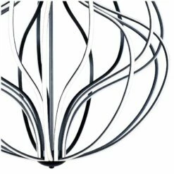 ET2 Aura 31" Wide Black Orb LED Pendant Light -Lighting Sales Shop et2 aura 31 inch wide black orb led pendant light 69c90views1