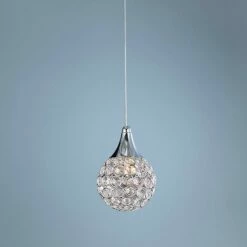 ET2 Brilliant 7" High Chrome Mini Pendant Light