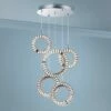 ET2 Charm 23 3/4" Wide Chrome LED Multi Light Pendant -Lighting Sales Shop et2 charm 23 and three quarter inch wide chrome led multi light pendant 76m56cropped