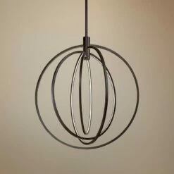 ET2 Concentric 27" Wide Bronze LED Pendant Light