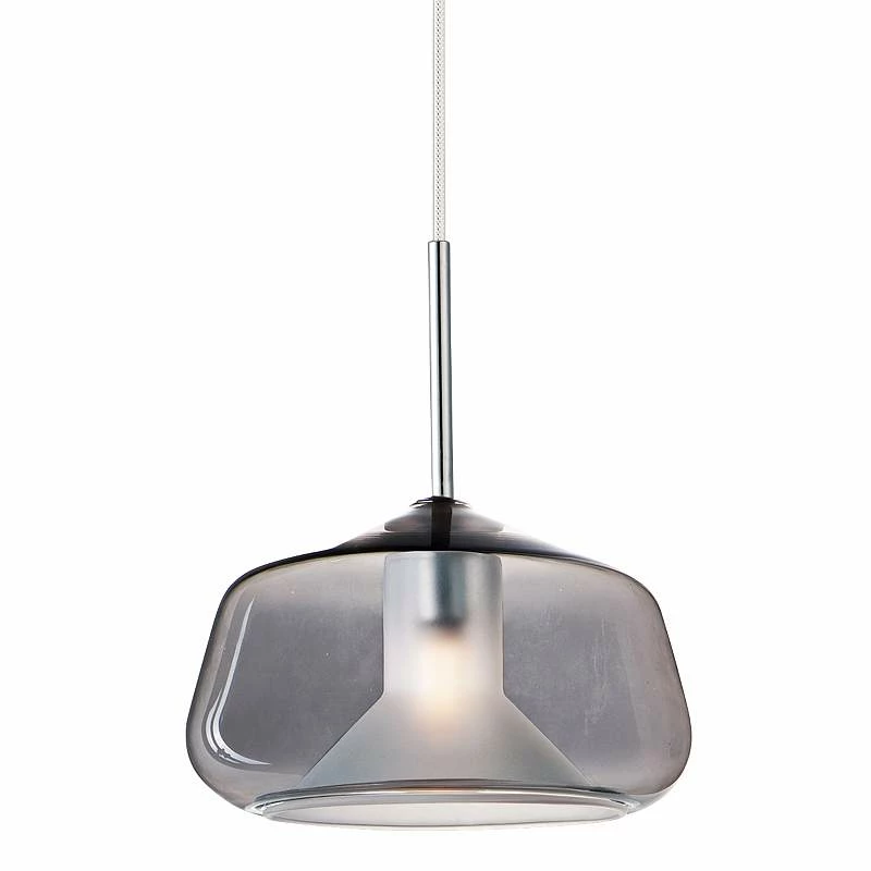 ET2 Deuce 7 3/4" Wide Smoke Glass LED Mini Pendant Light 4 ET2 Deuce 7 3/4" Wide Smoke Glass LED Mini Pendant Light - Image 2