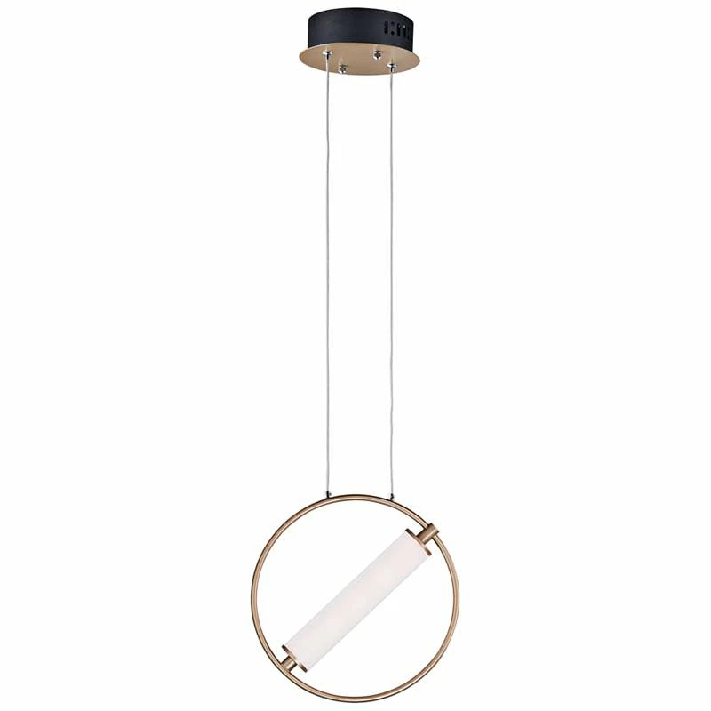 ET2 Flare 11 3/4" Wide Black And Soft Gold LED Mini Pendant 4 ET2 Flare 11 3/4" Wide Black And Soft Gold LED Mini Pendant - Image 2
