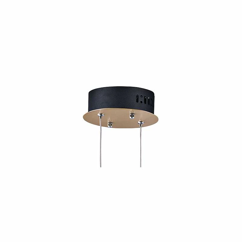 ET2 Flare 23 3/4" Wide Black And Soft Gold LED Pendant Light 6 ET2 Flare 23 3/4" Wide Black And Soft Gold LED Pendant Light - Image 4