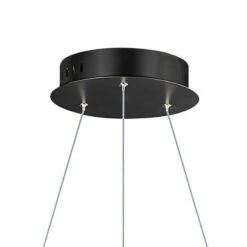 ET2 Groove 23 1/2" Wide Black LED Ring Pendant Light -Lighting Sales Shop et2 groove 23 and one half inch wide black led ring pendant light 97h34views3