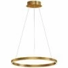 ET2 Groove 23 1/2" Wide Gold LED Ring Pendant Light