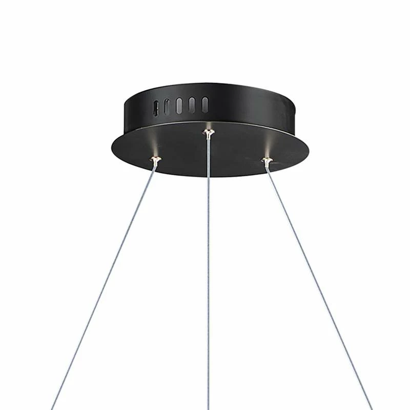 ET2 Groove 31 1/4" Wide Black LED Ring Pendant Light 6 ET2 Groove 31 1/4" Wide Black LED Ring Pendant Light - Image 4