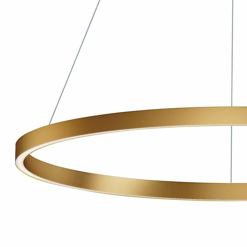 ET2 Groove 31 1/4" Wide Gold LED Ring Pendant Light 4 ET2 Groove 31 1/4" Wide Gold LED Ring Pendant Light - Image 2