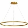 ET2 Groove 39 1/2" Wide Gold LED Ring Pendant Light -Lighting Sales Shop et2 groove 39 and one half inch wide gold led ring pendant light 97h42