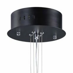 ET2 Hoopla 29 1/2"W Black And Gold 4-Light LED Pendant Light -Lighting Sales Shop et2 hoopla 29 and one half inchw black and gold 4 light led pendant light 47m74views2