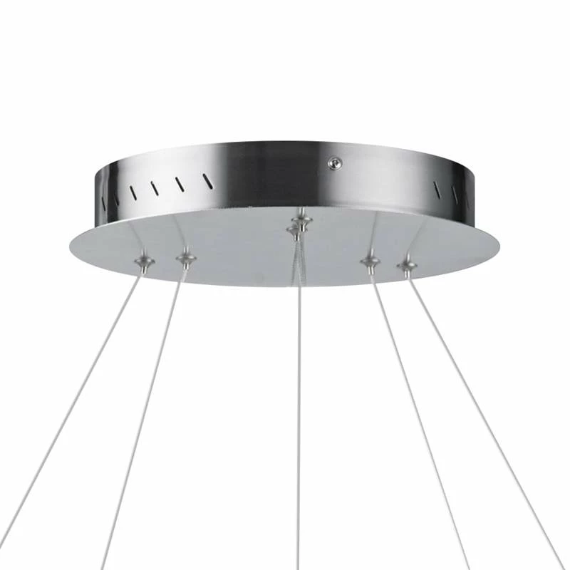 ET2 Innertube 31 1/2" Wide Satin Nickel 2-Ring LED Pendant 5 ET2 Innertube 31 1/2" Wide Satin Nickel 2-Ring LED Pendant - Image 3
