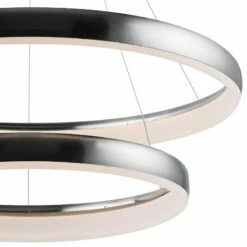 ET2 Innertube 31 1/2" Wide Satin Nickel 2-Ring LED Pendant 9 ET2 Innertube 31 1/2" Wide Satin Nickel 2-Ring LED Pendant -Lighting Sales Shop et2 innertube 31 and one half inch wide satin nickel 2 ring led pendant 59h83views2