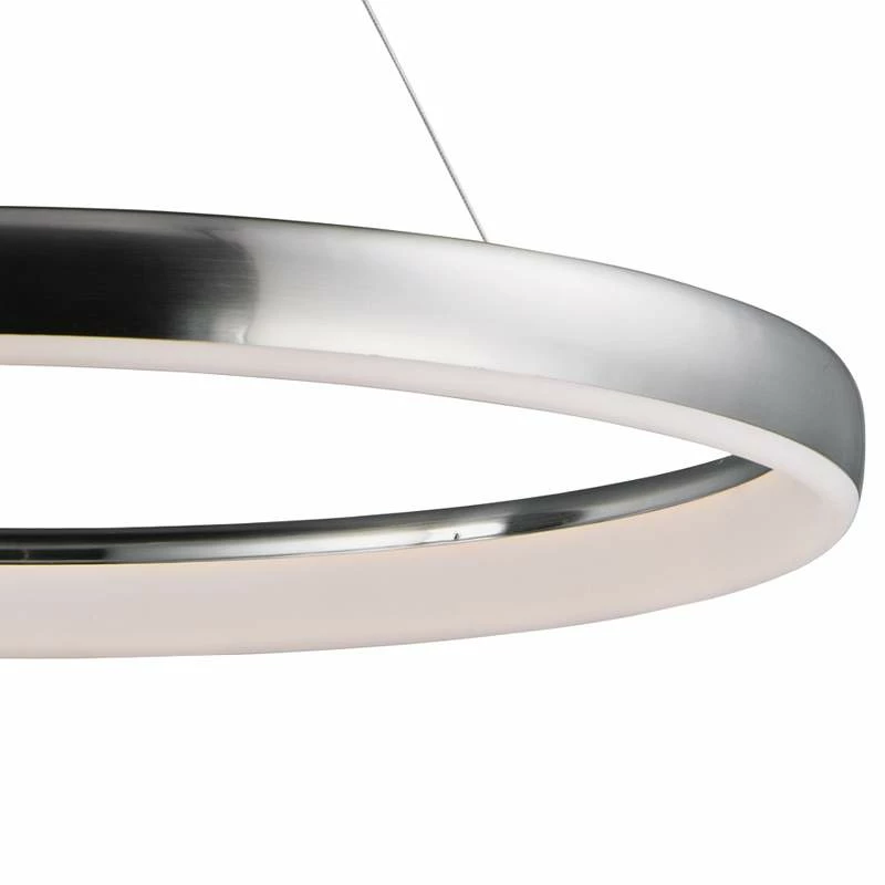 ET2 Innertube 31 1/2" Wide Satin Nickel LED Pendant Light 5 ET2 Innertube 31 1/2" Wide Satin Nickel LED Pendant Light - Image 3