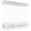 ET2 Larmes 37 1/2" Wide 24-Light Polished Chrome Island Pendant 1 ET2 Larmes 37 1/2" Wide 24-Light Polished Chrome Island Pendant -Lighting Sales Shop et2 larmes 37 and one half inch wide 24 light polished chrome island pendant 69834