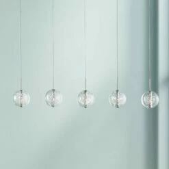 ET2 Orb 33 3/4" Wide 5-Light Bubble Glass Pendant Light