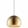 ET2 Palla 15 3/4" Wide Satin Brass Dome LED Pendant Light -Lighting Sales Shop et2 palla 15 and three quarter inch wide satin brass dome led pendant light 97h46