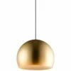 ET2 Palla 19 3/4" Wide Satin Brass Dome LED Pendant Light -Lighting Sales Shop et2 palla 19 and three quarter inch wide satin brass dome led pendant light 97h48