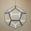ET2 Penta 22" Wide Black LED Pendant Light