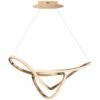 ET2 Perpetual 32" Wide Brushed Champagne LED Pendant Light -Lighting Sales Shop et2 perpetual 32 inch wide brushed champagne led pendant light 97h24