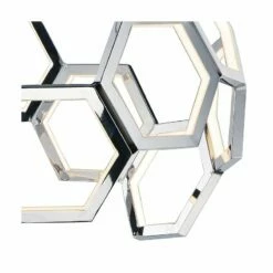 ET2 Polygon 30" Wide Polished Nickel LED Pendant Light -Lighting Sales Shop et2 polygon 30 inch wide polished nickel led pendant light 69d25views1