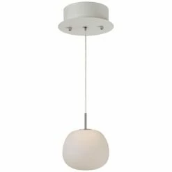 ET2 Puffs 6 1/4" Wide White LED Mini Pendant -Lighting Sales Shop et2 puffs 6 and one quarter inch wide white led mini pendant 9r449views1