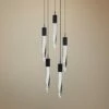 ET2 Quartz 15 3/4" Wide Black 5-Light LED Pendant 1 ET2 Quartz 15 3/4" Wide Black 5-Light LED Pendant -Lighting Sales Shop et2 quartz 15 and three quarter inch wide black 5 light led pendant 69c64cropped
