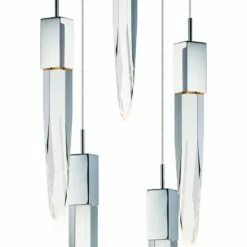 ET2 Quartz 15 3/4" Wide Polished Nickel 5-Light LED Pendant 7 ET2 Quartz 15 3/4" Wide Polished Nickel 5-Light LED Pendant -Lighting Sales Shop et2 quartz 15 and three quarter inch wide polished nickel 5 light led pendant 69c65views1