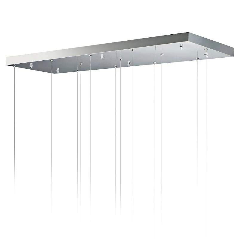 ET2 Rinkle 14 1/4" Wide Polished Chrome 3-Light LED Pendant 6 ET2 Rinkle 14 1/4" Wide Polished Chrome 3-Light LED Pendant - Image 4