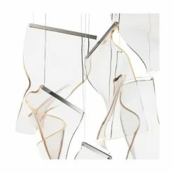 ET2 Rinkle 21 1/2"W Polished Nickel LED Multi Light Pendant -Lighting Sales Shop et2 rinkle 21 and one half inchw polished nickel led multi light pendant 69c57views1