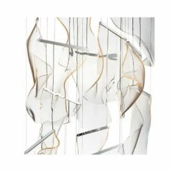 ET2 Rinkle 27 1/2"W Polished Nickel LED Multi Light Pendant -Lighting Sales Shop et2 rinkle 27 and one half inchw polished nickel led multi light pendant 69c56views1