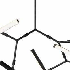 ET2 Robotica 38 1/4" Wide Black 8-Light LED Pendant Light -Lighting Sales Shop et2 robotica 38 and one quarter inch wide black 8 light led pendant light 97h17views2