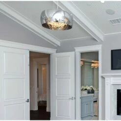 ET2 Sense 19 3/4" Wide Polished Chrome Pendant Light -Lighting Sales Shop et2 sense 19 and three quarter inch wide polished chrome pendant light p0730views3