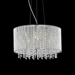 ET2 Spiral 16 3/4" Wide 7-Light Chrome Pendant Light