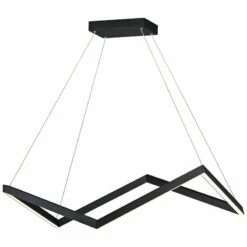 ET2 Stealth 34 3/4"W Black LED Kitchen Island Light Pendant -Lighting Sales Shop et2 stealth 34 and three quarter inchw black led kitchen island light pendant 69d07