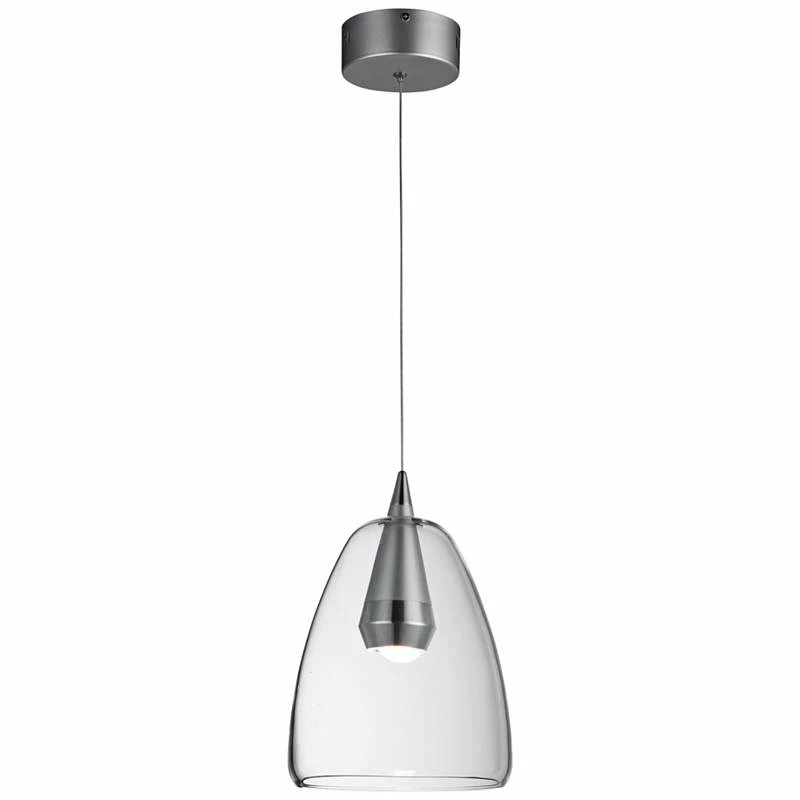 ET2 Sven 8" Wide Polished Chrome And Silver LED Mini Pendant 4 ET2 Sven 8" Wide Polished Chrome And Silver LED Mini Pendant - Image 2