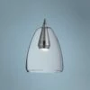 ET2 Sven 8" Wide Polished Chrome And Silver LED Mini Pendant