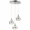 ET2 Swank 11 3/4"W Polished Chrome 3-Light LED Mini Pendant 1 ET2 Swank 11 3/4"W Polished Chrome 3-Light LED Mini Pendant -Lighting Sales Shop et2 swank 11 and three quarter inchw polished chrome 3 light led mini pendant 47m52