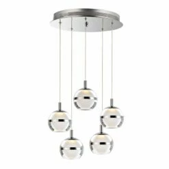 ET2 Swank 15" Wide Polished Chrome LED Multi Light Pendant 7 ET2 Swank 15" Wide Polished Chrome LED Multi Light Pendant -Lighting Sales Shop et2 swank 15 inch wide polished chrome led multi light pendant 76m71