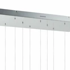 ET2 Swank 31 1/4" Wide Chrome 10-Light LED Island Pendant -Lighting Sales Shop et2 swank 31 and one quarter inch wide chrome 10 light led island pendant 97h52views3