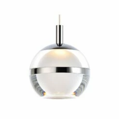 ET2 Swank 4 1/2" Wide Polished Chrome Modern LED Mini Pendant -Lighting Sales Shop et2 swank 4 and one half inch wide polished chrome modern led mini pendant 47m53views1