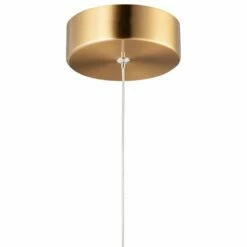 ET2 Swank 4 1/2"W Natural Aged Brass LED Mini Pendant Light -Lighting Sales Shop et2 swank 4 and one half inchw natural aged brass led mini pendant light 804r0views1