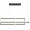 Eurofase Bordo 37 3/4" Wide Matte Black LED Chandelier