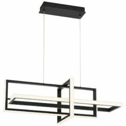 Eurofase Bordo 37 3/4" Wide Matte Black LED Chandelier -Lighting Sales Shop eurofase bordo 37 and three quarter inch wide matte black led chandelier 674p0views3