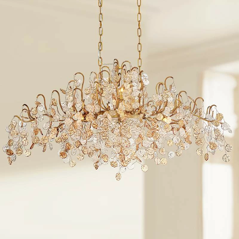 Eurofase Campobasso 45" Wide Gold 10-Light Chandelier 3 Eurofase Campobasso 45" Wide Gold 10-Light Chandelier