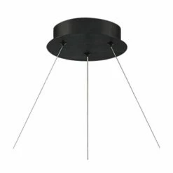 Eurofase Circolo 35 1/2" Wide Black 6 Light LED Chandelier -Lighting Sales Shop eurofase circolo 35 and one half inch wide black 6 light led chandelier 705p0views2