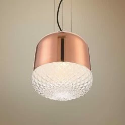 Eurofase Corson 10" Wide Rose Gold Mini Pendant